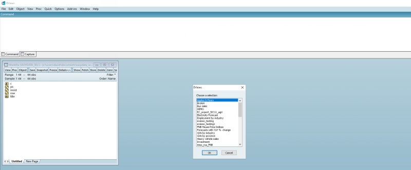 EViews Add-In user dialog 02