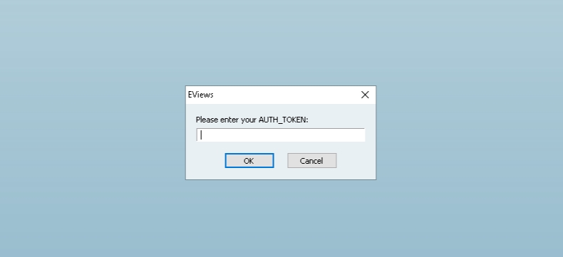 EViews Add-In user dialog 01
